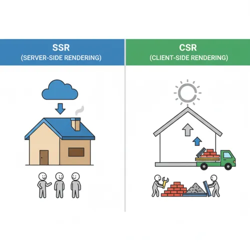 서버 사이드 렌더링 SSR / 클라이언트 사이드 렌더링 CSR